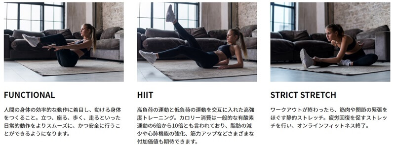 HIIT(ハイインターバルトレーニング)が受けられる