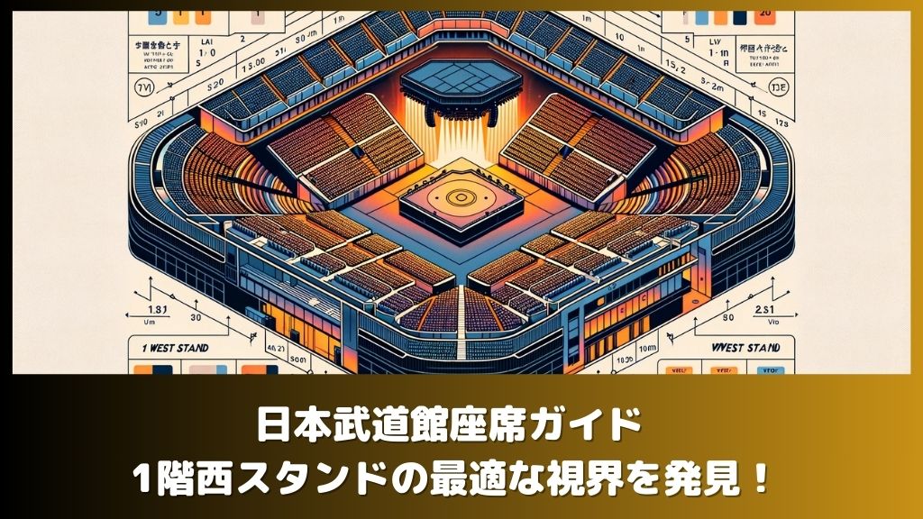 日本武道館座席ガイド: 1階西スタンドの最適な視界を発見！