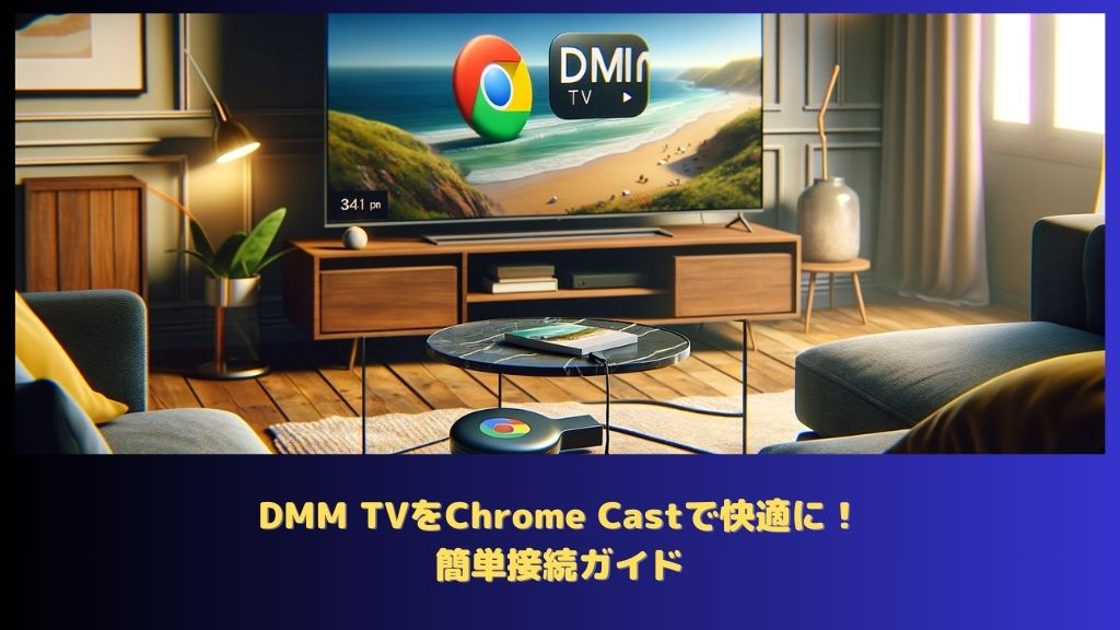 DMM TVをChrome Cast(クロームキャスト)で快適に！簡単接続ガイド
