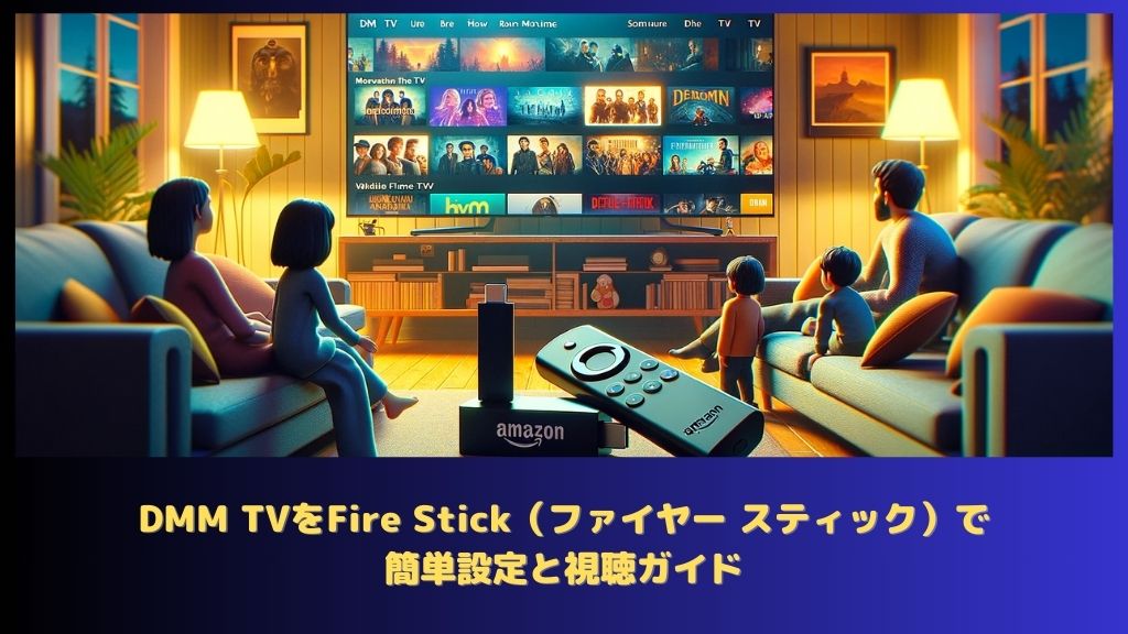 DMM TVをFire Stick（ファイヤー スティック）で！簡単設定と視聴ガイド
