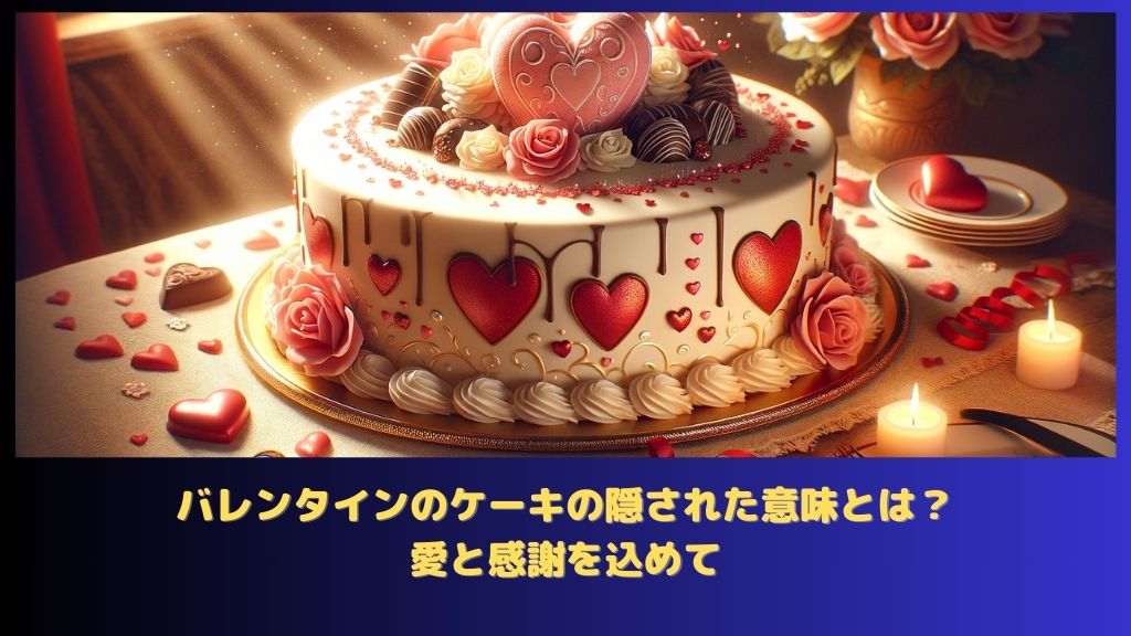 バレンタインのケーキの隠された意味とは？愛と感謝を込めて