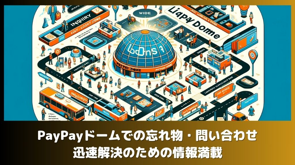 福岡PayPayドームでの忘れ物・問い合わせ完全ガイド！迅速解決のための情報満載