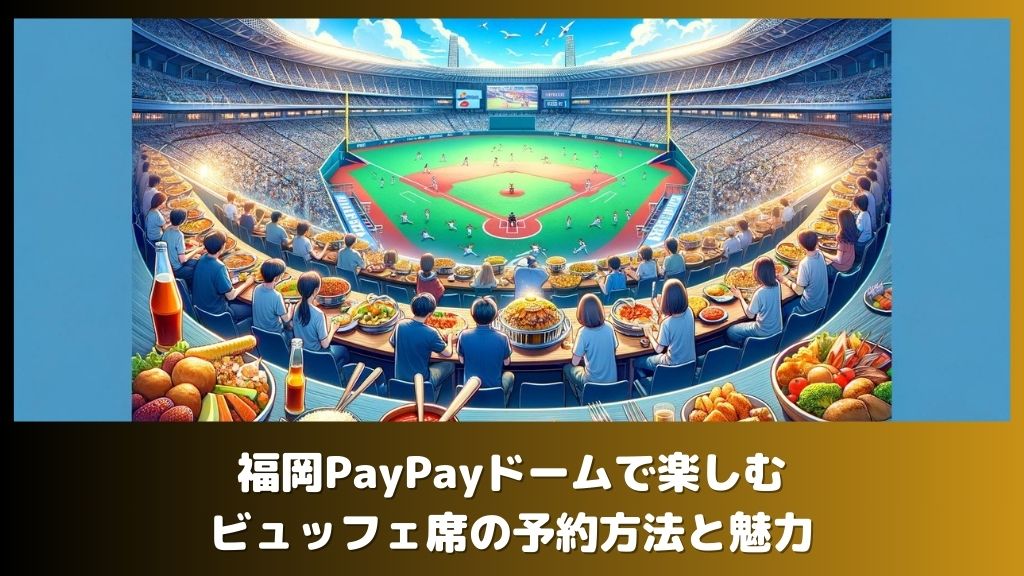 福岡PayPayドームで楽しむ! ビュッフェ席の予約方法と魅力