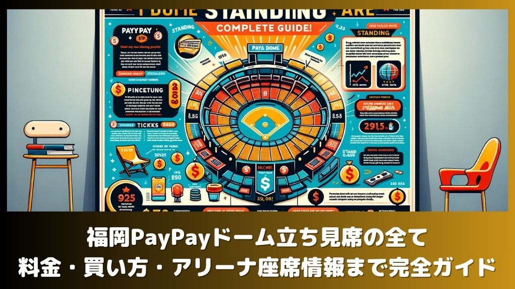 福岡PayPayドーム立ち見席の全て！料金・買い方・アリーナ座席情報まで完全ガイド