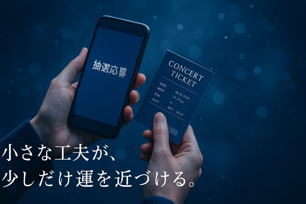 コンサート良席を当てる裏ワザ!抽選テクニックと当選確率アップ法
